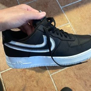 Black and White Air Force Ones